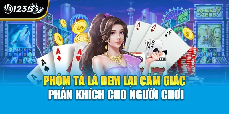 Game Bài 3D – Trải Nghiệm Giải Trí Đỏ Đen Sống Động 4 Phỏm tá lả đem lại cảm giác phấn khích cho người chơi